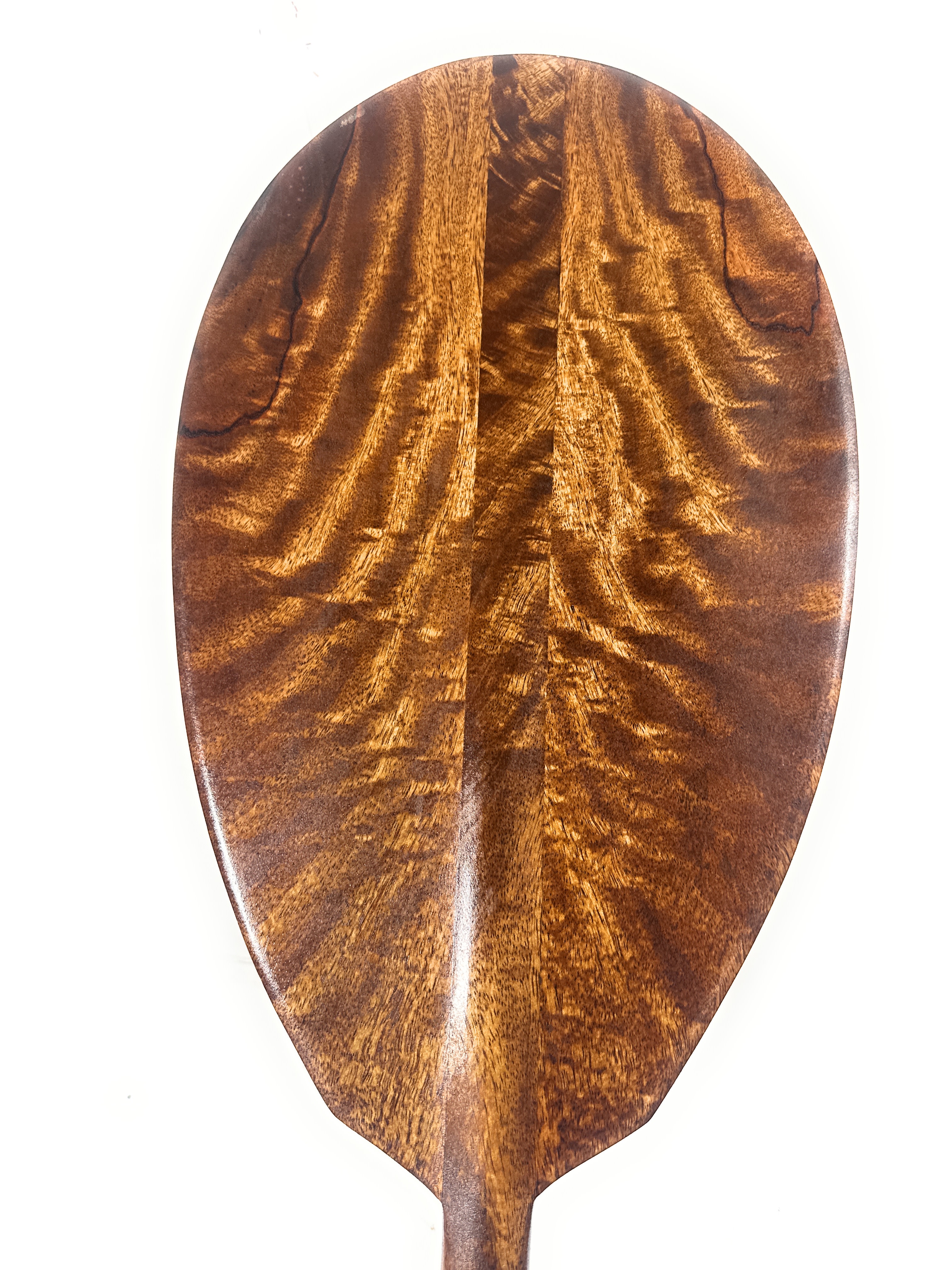 Unique  Curly Mango Canoe Paddle 60 inches - Made in Hawaii | #KOA7477 Unique  Curly Mango Canoe Paddle 60 inches - Made in Hawaii | #KOA7477